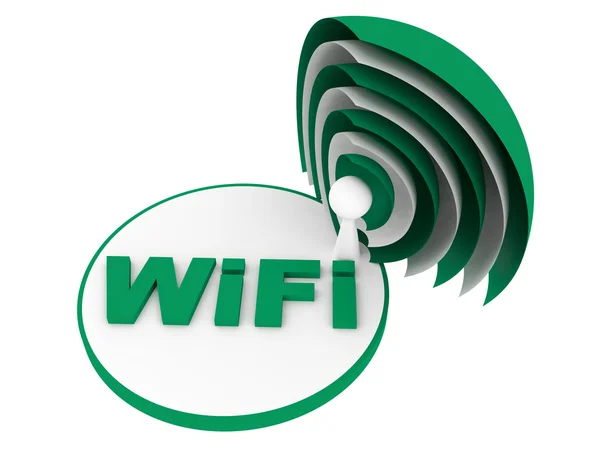 Свободная зона wi-fi — стоковое фото