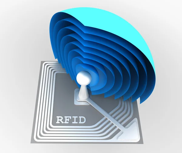 Chip Rfid — Foto Stock