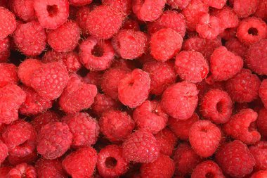 Taze ahududu arkaplan yakın plan fotoğraf