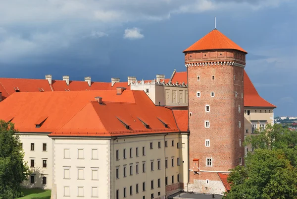 Krakkó. Régi város, a vihar előtt — Stock Fotó