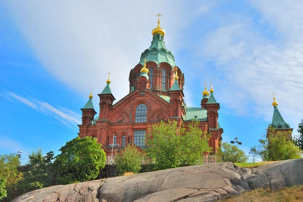 Helsinki. Catedral ortodoxa de Uspenski — Foto de Stock
