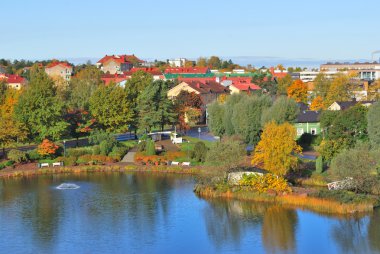 Finlandiya. Top-kotka görünümünü