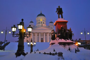 Helsinki alacakaranlıkta