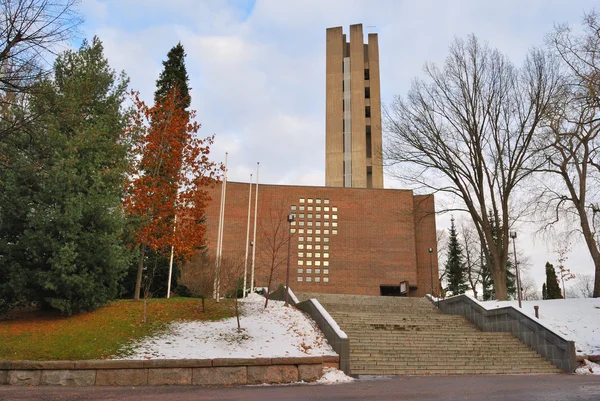 Lahti, Finlandia. Kościół Świętego Krzyża — Zdjęcie stockowe