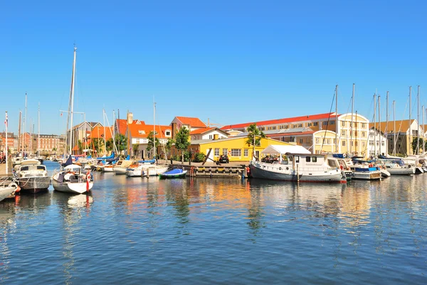 Hermoso canal en Copenhague — Foto de Stock