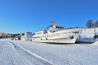 Finlandiya. Lappeenranta kış