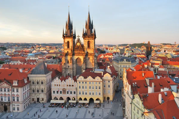 Prag. Eski Şehir Meydanı — Stok fotoğraf
