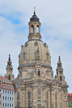 Dresden, Almanya. Frauenkirche Kilisesi