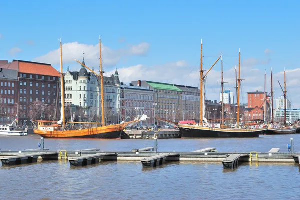 Helsinki, Severní přístav — Stock fotografie