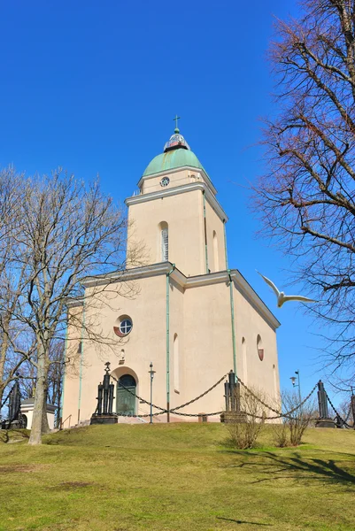 Helsinki. Kościół w suomenlinna — Zdjęcie stockowe