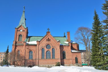 Finlandiya. Jyvaskyla şehir Kilisesi