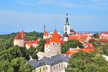 Tallinn, Estonya. eski şehir