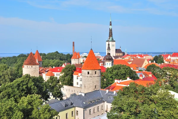 Tallinn, Estonya. eski şehir — Stok fotoğraf