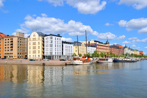 Helsinki. Severní nábřeží — Stock fotografie