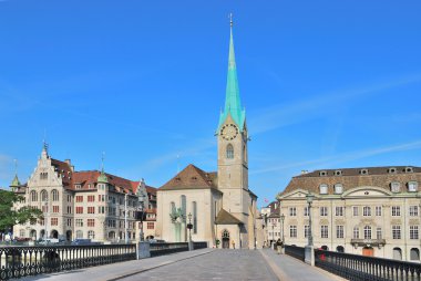Zürih. Kilise fraumuenster