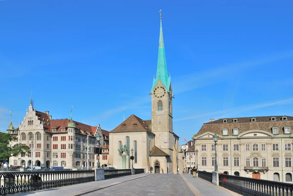 Zurich. Iglesia Fraumuenster Imágenes De Stock Sin Royalties Gratis