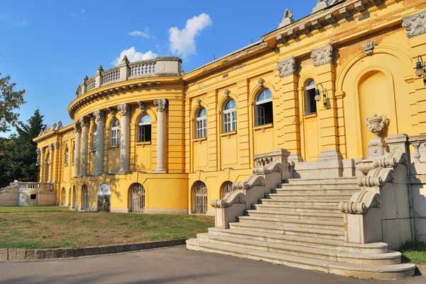 Βουδαπέστη, στην Ουγγαρία. Szechenyi λουτρά — Φωτογραφία Αρχείου