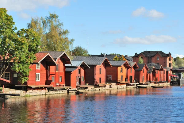 Porvoo à noite — Fotografia de Stock