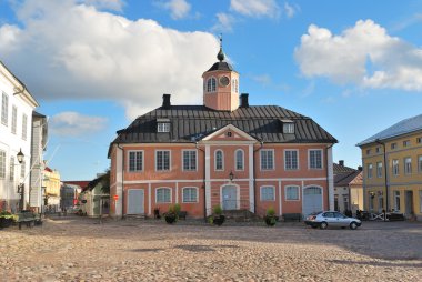 Porvoo, Finland. Old Town Hall clipart
