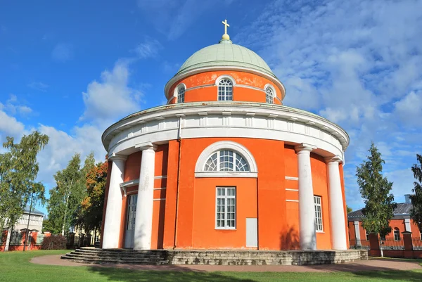 Hamina, finland. unieke ronde kerk — Stockfoto