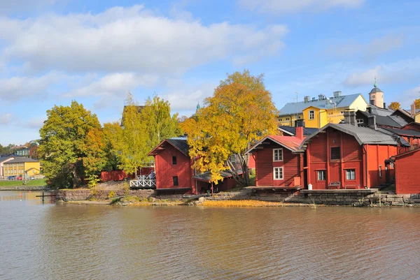 Finlandia. Otoño en Porvoo — Foto de Stock