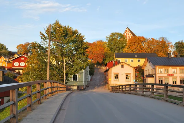 Finlandia. Porvoo jesienią — Zdjęcie stockowe