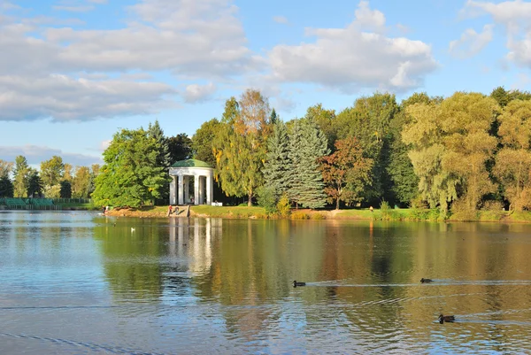 S: t petersburg. krestovskiy ö i höst — Stockfoto