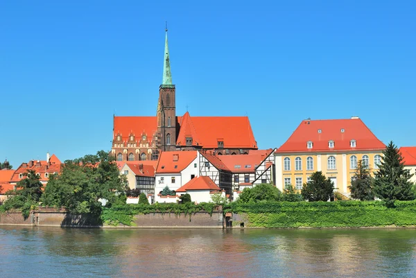 Wroclaw. güzel tarihi binalar — Stok fotoğraf