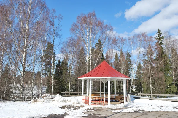 Imatra, Finland. Kruununpuisto Park — Stockfoto