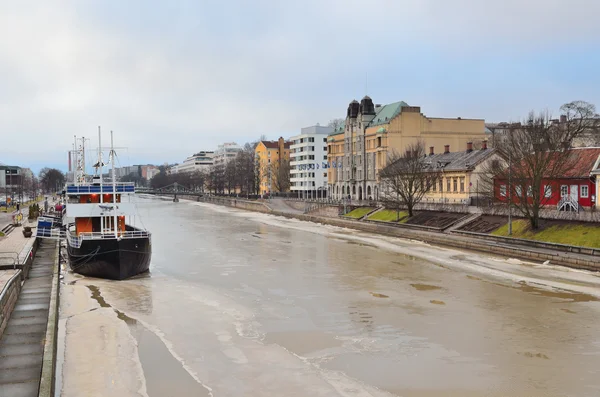 Turku v zimě — Stock fotografie