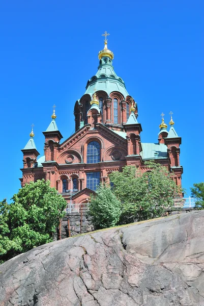 Orthodoxe kathedraal in helsinki — Stockfoto