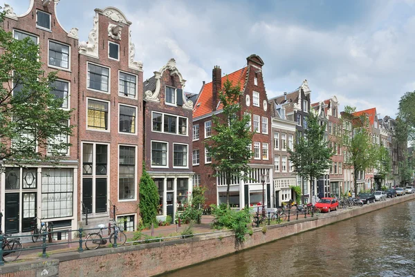 Amsterdam. Canale Brouwersgraht — Foto Stock