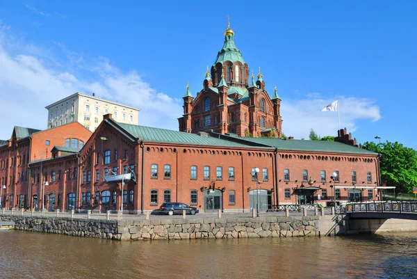 Helsinki, banchina kanavaranta — Foto Stock