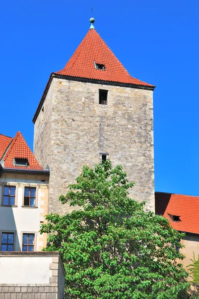 Praga. Torre negra — Foto de Stock