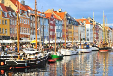 Kopenhag nyhavn harbor 