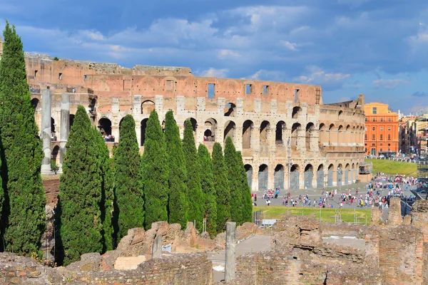 Oude rome bij zonsondergang — Stockfoto