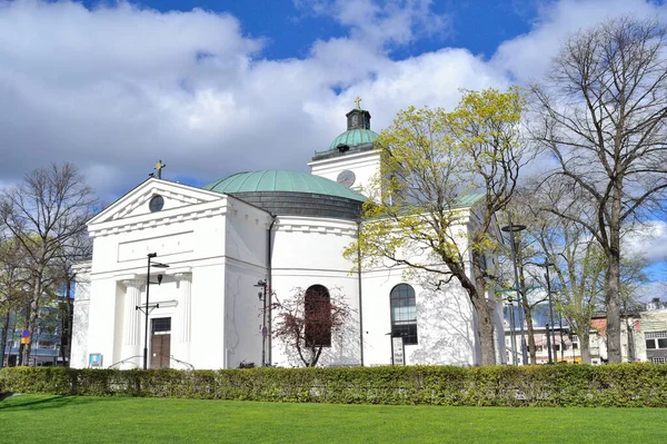 Finlandia Meravigliosa Vecchia Architettura Hameenlinna Una Giornata Estiva Soleggiata — Foto Stock