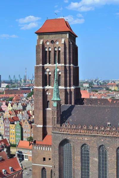 Gdansk. St mary Kilisesi — Stok fotoğraf