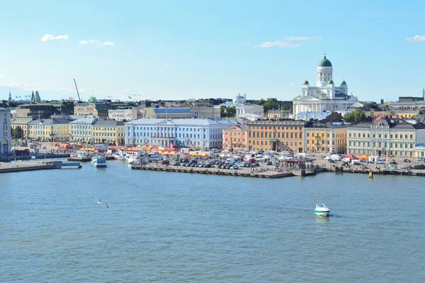 Weergave Van Helsinki Van Zee — Stockfoto