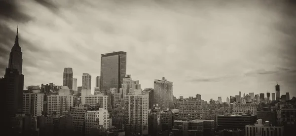 Widok z lotu ptaka na panoramę Nowego Jorku — Zdjęcie stockowe