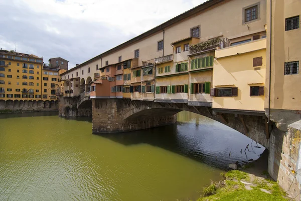 Γέφυρα Ponte vecchio, Φλωρεντία — Φωτογραφία Αρχείου