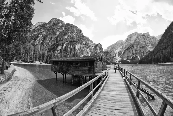 Prags lake, Italië — Stockfoto