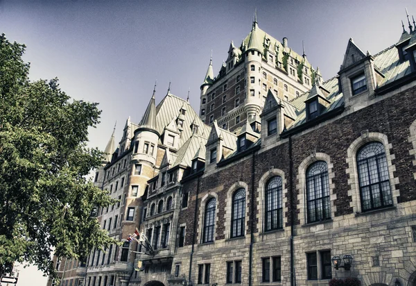 Architektura a barvy města quebec — Stock fotografie