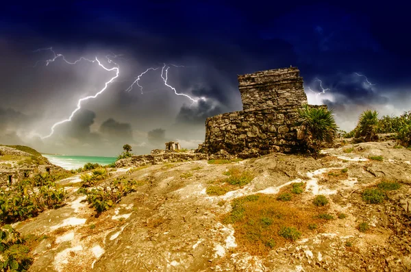 Руины тулум-майя, Мексика — стоковое фото