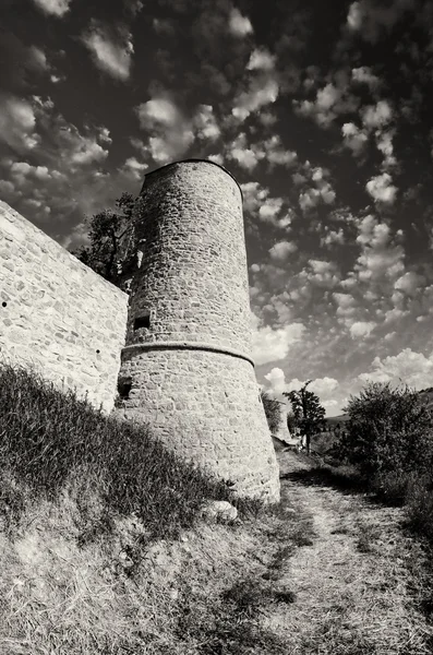 Gamla contruction exteriör i Toscana — Stockfoto