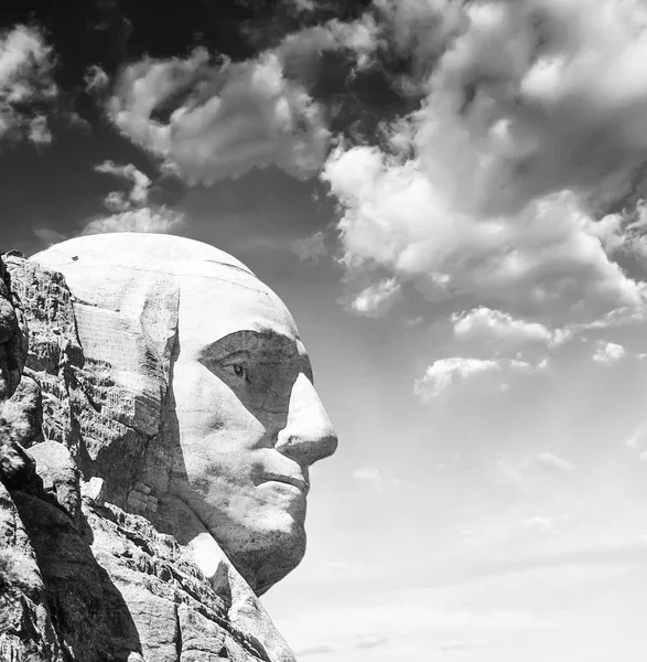 Mount rushmore national memorial med dramatisk himmel - usa Stockfoto