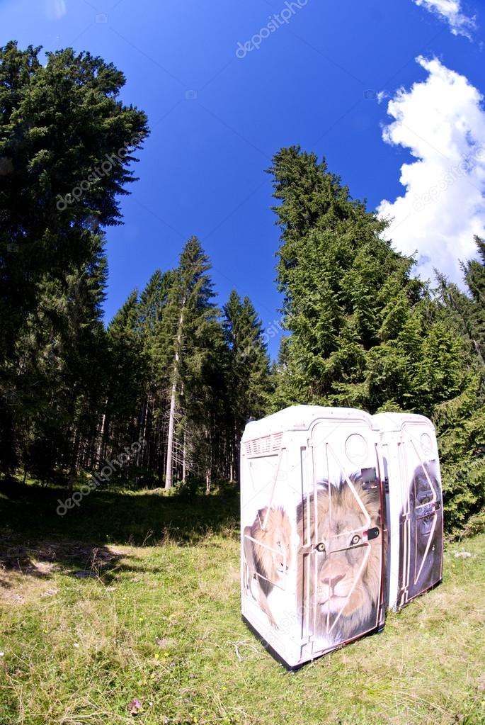 Public Restrooms, Dolomites Stock Photo by ©jovannig 13182109