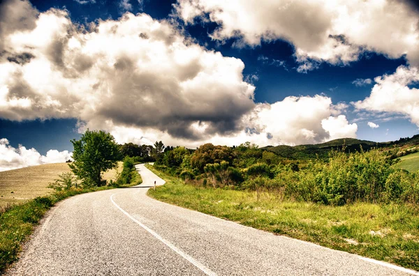 Prados Cores da Primavera da Toscana — Fotografia de Stock