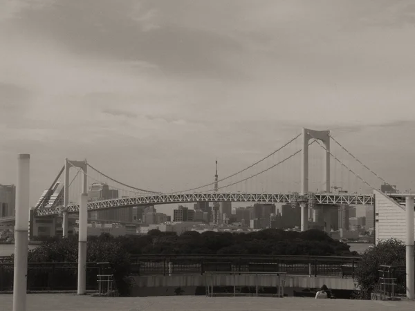 Detalle arquitectónico de Tokio, Vista en blanco y negro — Foto de Stock
