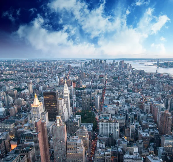 Group of Skyscrapers at Sunset — Stock Photo, Image